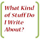 What Do I Write About?